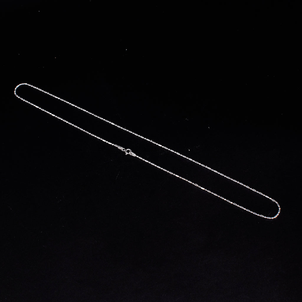 925 Pure Silver Rollo or Figaro Chain for Men and Women – Elegant Sterling Silver. India’s Largest Pooja Accessories Brand - www.satvikstore.in