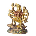 Embrace the divine power and energy of Kali Mata with this intricately handcrafted 6-inch Brass Kali Mata Idol. Known as the goddess of destruction, transformation, and liberation, Kali Mata represents the removal of negativity and the triumph of good over evil.