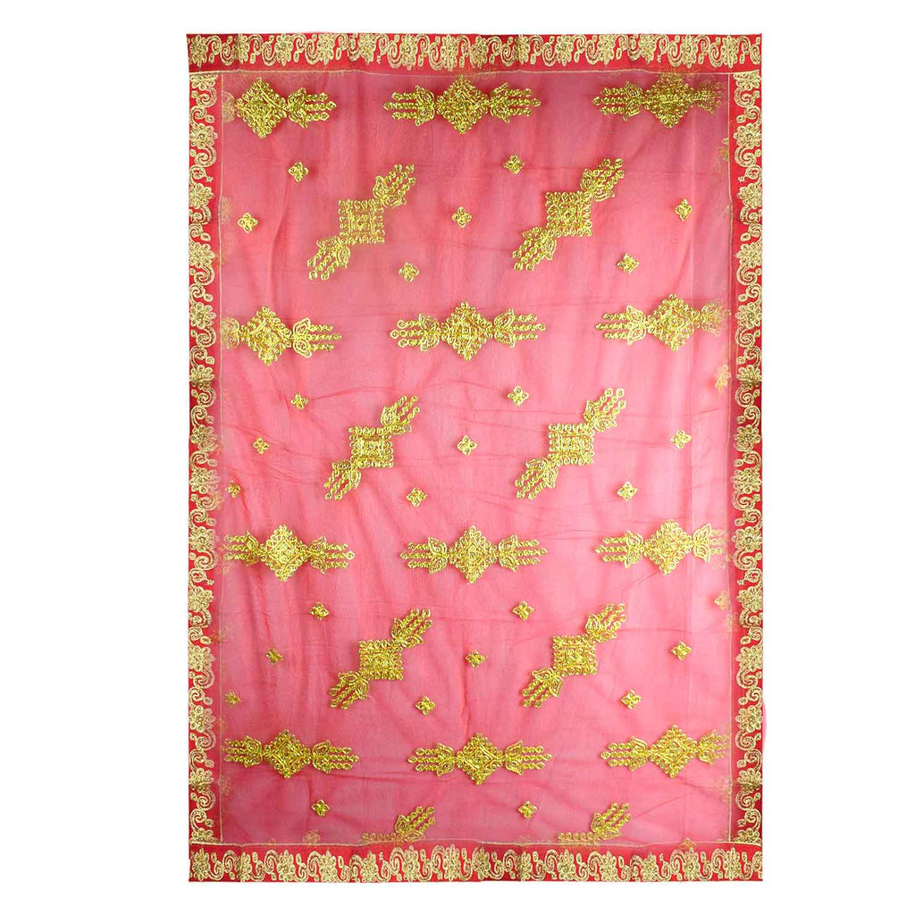 Add a touch of divinity to your prayers with this beautiful Mata Ki Chunri, featuring intricate golden embroidered motifs. Measuring 222 cm (87.4 inches) in length and 108 cm (42.5 inches) in height, this Chunri is perfect for Navratri, Durga Puja, temple offerings, and festive decorations. Made from premium fabric, it enhances the spiritual ambiance of your rituals.

🛍️ Shop authentic Mata Ki Chunris, Devi Chunaris, and more at Satvik Store for all your pooja and festive needs. 🌺🙏