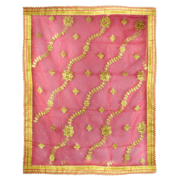 ✨ "Mata Ki Chunri with Golden Embroidery – Sacred Prayer Cloth for Puja" ✨

Enhance your spiritual rituals with this divine Mata Ki Chunri, adorned with golden floral embroidery and shimmering accents. Measuring 186 cm (73 inches) in length and 104 cm (41 inches) in height, this elegant Chunri is perfect for Devi puja, Navratri, Durga Puja, and temple decoration. Its intricate design symbolizes devotion and reverence, making it ideal for prayer offerings.

🛍️ Shop authentic religious accessories at Satvik 