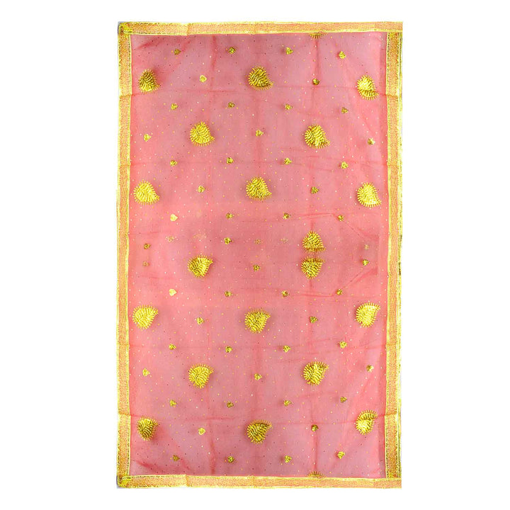 Enhance your puja altar with this exquisite Pink Chunri, adorned with golden motif embroidery for a divine and elegant look. Measuring 194 cm (76 inches) in length and 118 cm (46 inches) in height, this cloth is perfect for Devi puja, religious ceremonies, and festive rituals.

🛍️ Shop now at Satvik Store for authentic spiritual and religious products. 🌸🙏