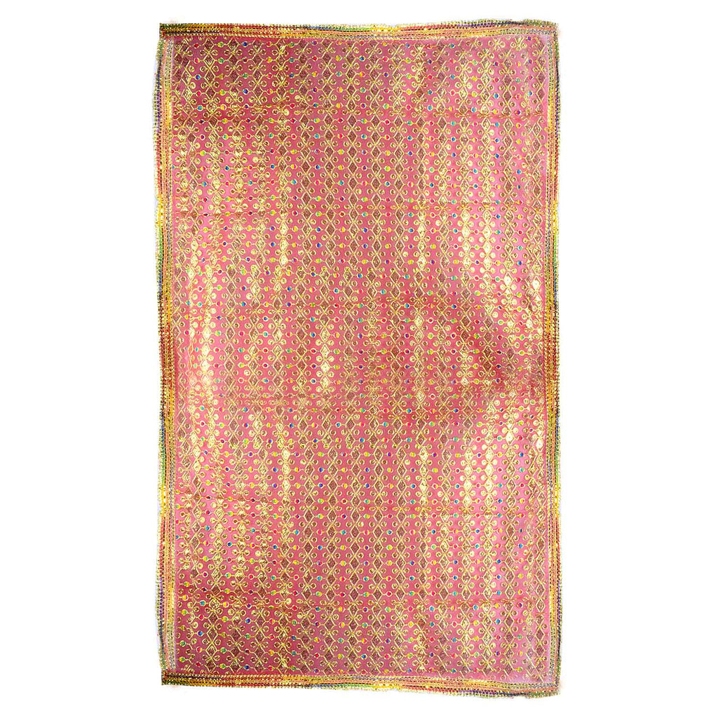 Adorn your puja altar with this beautifully crafted Pink Chunri, featuring golden sequin embellishments for a divine appearance. Measuring 190 cm (75 inches) in length and 103 cm (40 inches) in height, this traditional cloth is perfect for Devi puja, temple offerings, and festive rituals.

🛍️ Shop now at Satvik Store for authentic spiritual and religious products. 🌸🙏