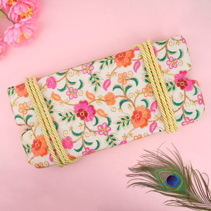 Elegant white floral Jhula swing crafted for Hariyali Teej, perfect for placing Krishna idols during festive celebrations. India’s Largest Pooja Accessories Brand – www.satvikstore.in