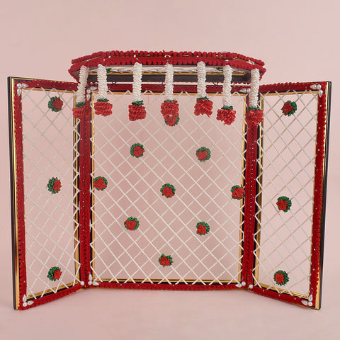 Astonishing Idols Decorative Phool Bangla (Red) - Large (15 INCH)