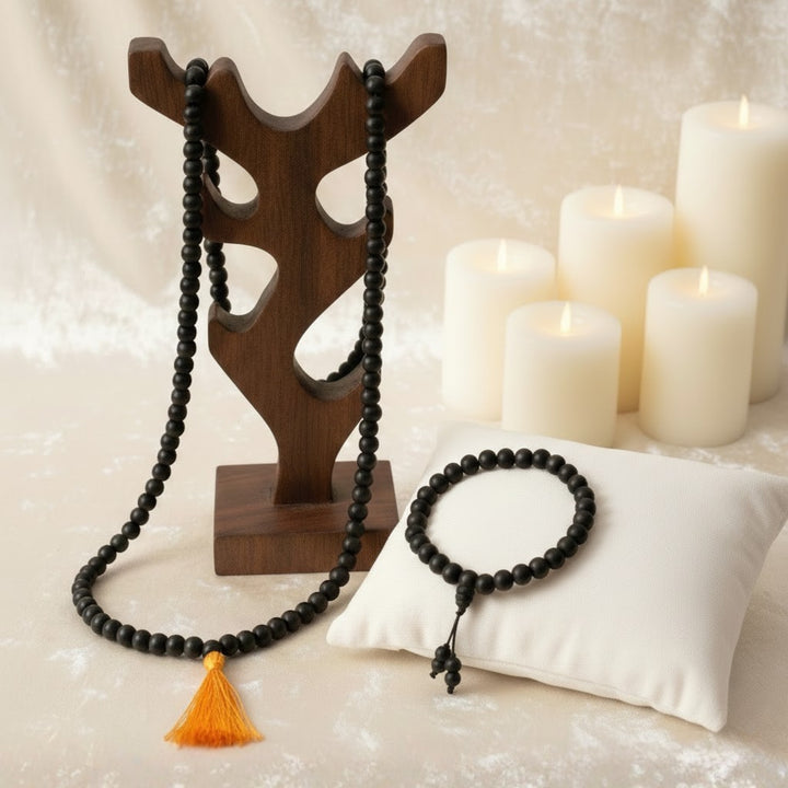 Govt. Certified 100% Original Karungali Mala – Sacred Ebony Wood 108+1 Prayer Beads for Japa, Meditation & Protection. Govt. Certified 100% Original Karungali Mala – Sacred Ebony Wood 108+1 Prayer Beads for Japa, Meditation & Protection. India’s Premium Jap Mala Store - www.satvikstore.in