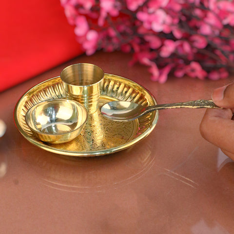 Laddu Gopal Pooja Bhog Thali Set (5 Inch)