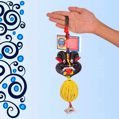 Nazar Battu with Panchmukhi Hanuman Maha Mantra – Spiritual charm for protection and peace. India’s Largest Pooja Accessories Brand – www.satvikstore.in