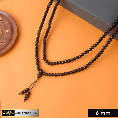 Govt Lab Certified 100% Original Karungali Wood mala online. Black Ebony wood karungali Malai online | satvikstore.in. Best selling and No 1 Karungali mala Premium