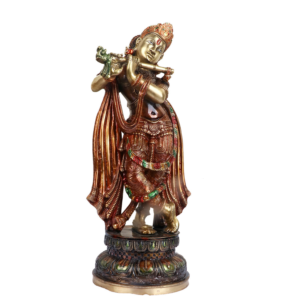 About Product: Pure Brass Krishan is known for Blessing Good Health and Wealth, The Idol Is made from Premium Quality material for long-lasting use. Handmade product from the Artisanship of India's Craftsman Using Modern Style.
