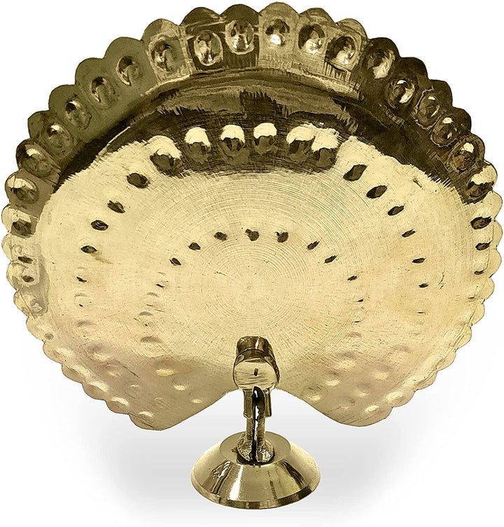 Elegant Brass Peacock Statue Puja Store Online Pooja Items Online Puja Samagri Pooja Store near me www.satvikstore.in